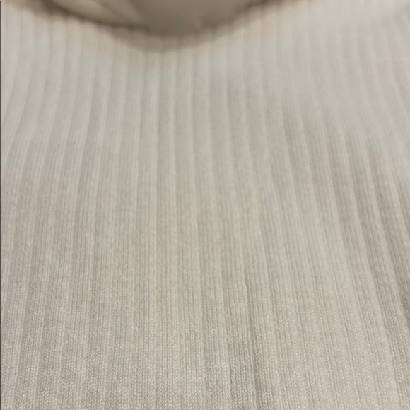 Madison Cream turtle neck and Green pullover v neck sweater - Picture 7 of 10